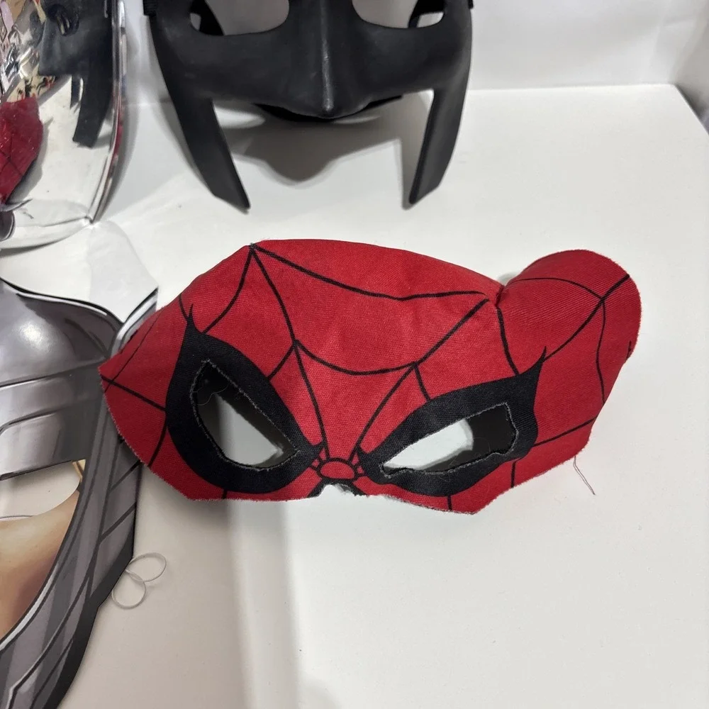 Paper Halloween Star Wars Hulk Masks‎ & Batman Rubber Mask Spider Man & More - Picture 9 of 15